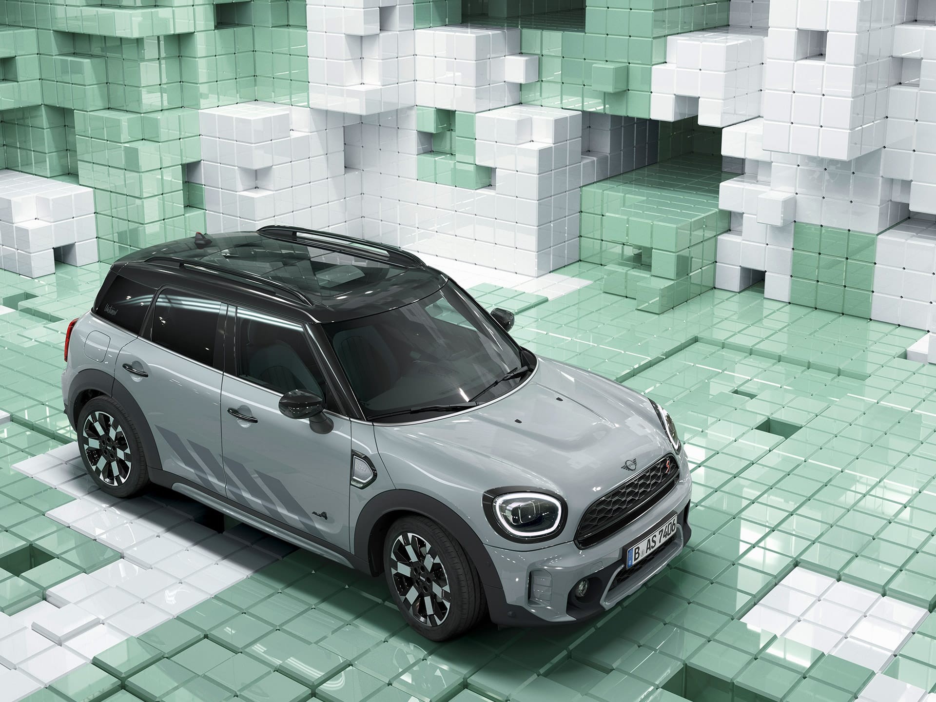 mini countryman untamed edicija – siva boja– prednji prikaz